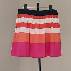 Olive Des Olive Pink/Orange/White/Red Skirt Size 1